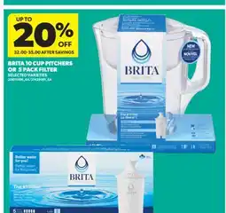 Real Canadian Superstore BRITA 10 CUP PITCHERS OR 5 PACK FILTER offer