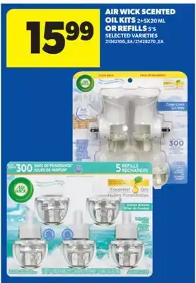 Real Canadian Superstore AIR WICK SCENTED OIL KITS, 2 + 5X20 ML OR REFILLS, 5'S offer
