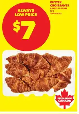 Real Canadian Superstore BUTTER CROISSANTS, 12'S offer