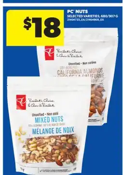 Real Canadian Superstore PC NUTS, 680/907 G offer