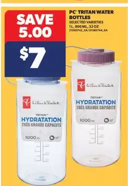 Real Canadian Superstore PC TRITAN WATER BOTTLES offer
