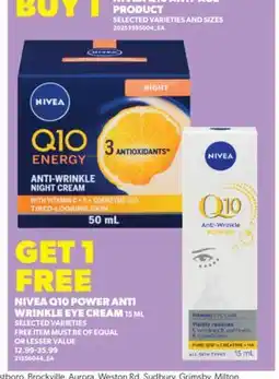 Real Canadian Superstore NIVEA Q10 ANTI-AGE PRODUCT offer