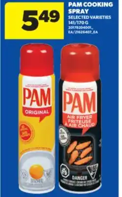 Real Canadian Superstore PAM COOKING SPRAY, 141/170 G offer
