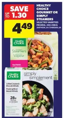 Real Canadian Superstore HEALTHY CHOICE GOURMET OR SIMPLY STEAMERS offer