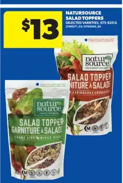 Real Canadian Superstore NATURSOURCE SALAD TOPPERS offer