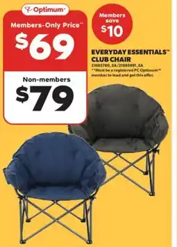 Real Canadian Superstore EVERYDAY ESSENTIALS CLUB CHAIR offer