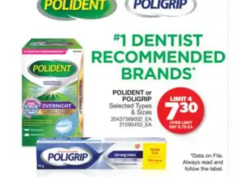 Real Canadian Superstore POLIDENT or POLIGRIP offer