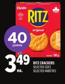 Metro RITZ CRACKERS offer