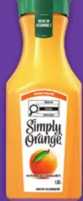 Metro SIMPLY ORANGE JUICE, APPLE JUICE, LEMONADE OR CRANBERRY JUICE offer