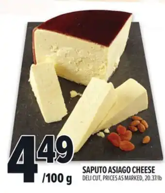 Metro SAPUTO ASIAGO CHEESE offer