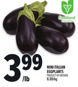 Metro MINI ITALIAN EGGPLANTS offer