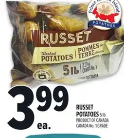 Metro PEI RUSSET POTATOES offer
