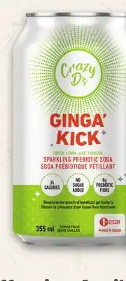 Metro CRAZY D'S SPARKLING PREBIOTIC SODA offer
