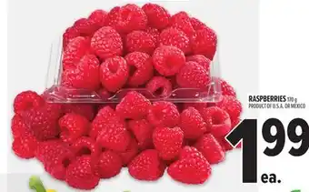 Metro RASPBERRIES offer