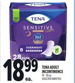 Metro TENA ADULT INCONTINENCE offer