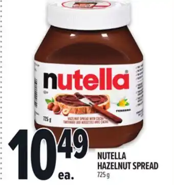 Metro NUTELLA HAZELNUT SPREAD offer