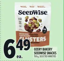Metro OZERY BAKERY SEEDWISE SNACKS offer