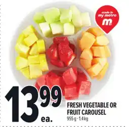 Metro FRESH VEGETABLE OR FRUIT CAROUSEL offer