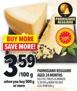 Metro PARMIGIANO REGGIANO AGED 24 MONTHS offer
