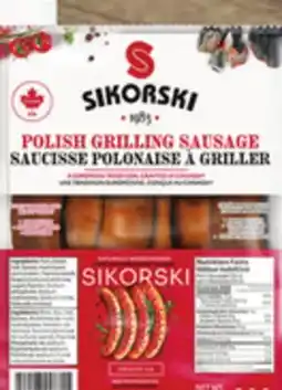Metro SIKORSKI GRILLING SAUSAGE offer
