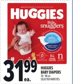 Metro HUGGIES BABY DIAPERS offer