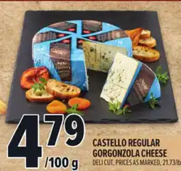 Metro CASTELLO REGULAR GORGONZOLA CHEESE offer