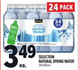 Metro SELECTION NATURAL SPRING WATER offer