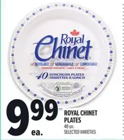 Metro ROYAL CHINET PLATES offer