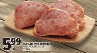 Metro BONELESS PORK LOIN CHOPS offer