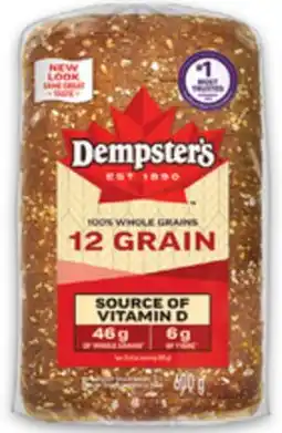 Metro DEMPSTER'S SIGNATURE BUNS OR WHOLE GRAIN BREADS offer
