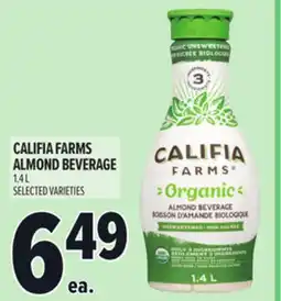 Metro CALIFIA FARMS ALMOND BEVERAGE offer