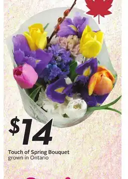 Sobeys Touch of Spring Bouquet offer