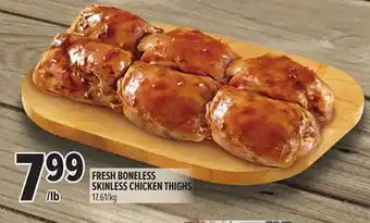 Metro FRESH BONELESS SKINLESS CHICKEN THIGHS offer
