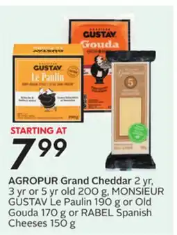 Sobeys AGROPUR Grand Cheddar offer