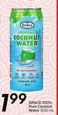 Sobeys GRACE 100% Pure Coconut Water - Global Market offer