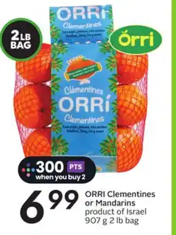 Sobeys ORRI Clementines or Mandarins offer