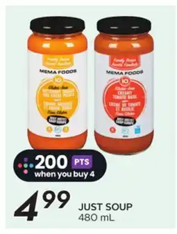 Sobeys JUST SOUP offer