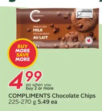 Sobeys COMPLIMENTS Chocolate Chips offer