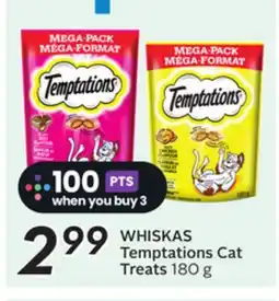 Sobeys WHISKAS Temptations Cat Treats offer