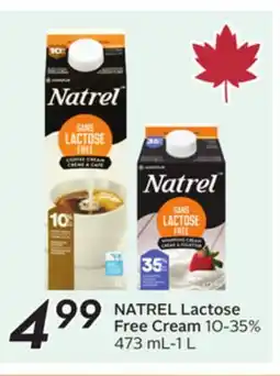Sobeys NATREL Lactose Free Cream offer