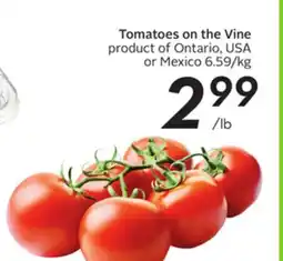 Sobeys Tomatoes on the Vine offer
