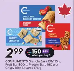 Sobeys COMPLIMENTS Granola Bars offer