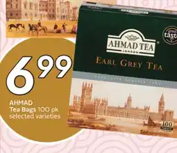 Sobeys AHMAD Tea Bags - Global Market offer