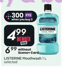 Sobeys LISTERINE Mouthwash offer