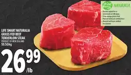 Metro LIFE SMART NATURALIA GRASS FED BEEF TENDERLOIN STEAK offer
