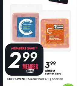 Sobeys COMPLIMENTS Sliced Meats offer
