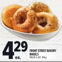 Metro FRONT STREET BAKERY BAGELS offer
