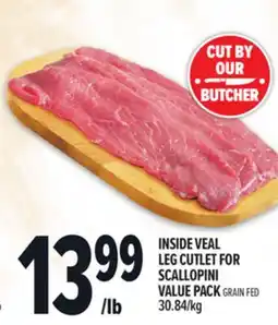 Metro INSIDE VEAL LEG CUTLET FOR SCALLOPINI VALUE PACK offer