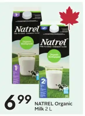 Sobeys NATREL Organic Milk offer