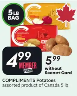 Sobeys COMPLIMENTS Potatoes offer